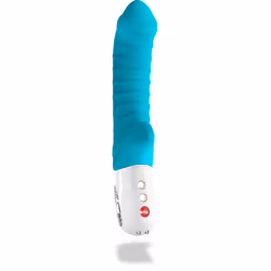 Fun Factory Tiger G5, Cyan, Blanc, Silicone, Courbé, Ambidextre, Tactile, CE