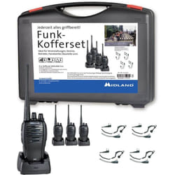 Midland G10 Pro PMR 4er Handwerker-Koffer C1107.S2 Emetteur-récepteur PMR jeu de 4 R684732