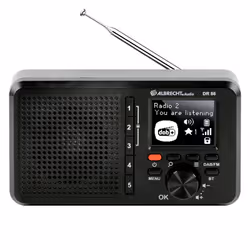 Albrecht DR 86, Personnel, Numérique, DAB+, FM, 87,5 - 108 MHz, 174 - 240 MHz, LCD