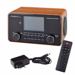Albrecht DR 865 Portable Numérique Noir, Bois