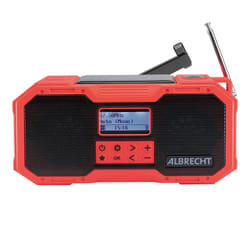 Albrecht DR 112 Numérique Noir, Rouge