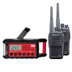 Midland 29612 Radio portable Analogique Noir, Rouge