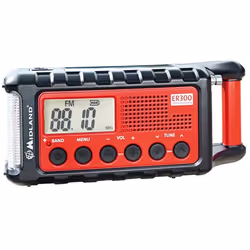 Midland 29612 Radio portable Analogique Noir, Rouge