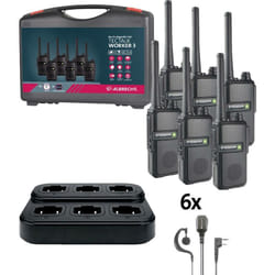 Albrecht - Tectalk Worker 3 29827 Emetteur-récepteur pmr jeu de 6 R757342