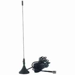 enquête Antenne à pied magnétique avec fiche SMA 430 à 450 MHz Longueur : 19 cm description Une antenne à pied magnétique pou ...