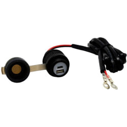 Midland - Albrecht Prise usb a+c Motorrad Duo QC3.0 12-24 volts Charge de courant max=2 a Prise usb double pour l'installation sur une moto 12 v