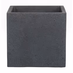 Scheurich C-Cube 240, Kit de plantation en pot, Autonome, Plastique, Noir, Carré, Extérieure