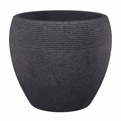 Scheurich Lineo 282, Kit de plantation en pot, Autonome, Plastique, Noir, Rond, Extérieure