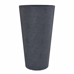 Scheurich Coneo High 243, Kit de plantation en pot, Autonome, Plastique, Noir, Rond, Extérieure