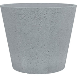 Scheurich - C-Cone 30, vase/pot de fleurs/pot de plantes, rond, en plastique couleur : Stony Grey, 28.5 cm de diamètre, 24.3 cm de hauteur, 10 l vol.
