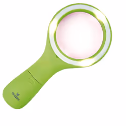 Continuez vos explorations avec cette loupe lumineuse. Le caoutchouc permet une bonne prise en main, et les 3 lampes led perm ...