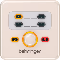 Behringer EUROCOM CP6000EU, Acoustique, Avec fil, Appuyez sur les boutons, Gris