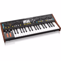 Behringer Deepmind 6 Synthétiseur analogue 37 Noir, Blanc