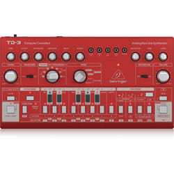 Behringer TD-3-RD synthétiseur Synthétiseur analogue Rouge