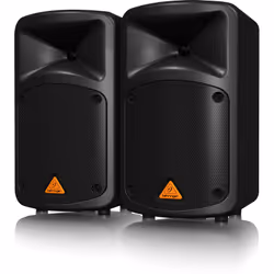 Behringer EPS500MP3, 2-voies, 500 W, 50 - 20000 Hz, Noir, Avec fil &sans fil, Secteur