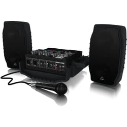 Behringer PPA200 systeme de sonorisation Système d'adresse publique autoportant 200 W Noir