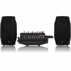 Behringer PPA200 systeme de sonorisation Système d'adresse publique autoportant 200 W Noir