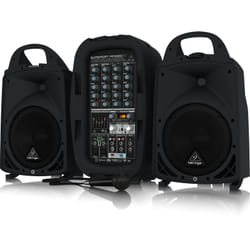 Behringer PPA500BT systeme de sonorisation Système d'adresse publique autoportant 500 W Noir