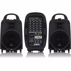 Behringer PPA500BT systeme de sonorisation Système d'adresse publique autoportant 500 W Noir