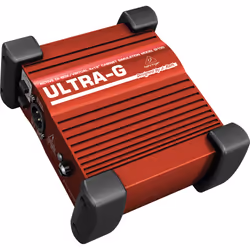 Behringer GI100 boîtier de direct Noir, Rouge - Vue supplémentaire 4