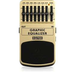 Behringer EQ700 pédale d'effets Pédale d'expression Noir, Jaune