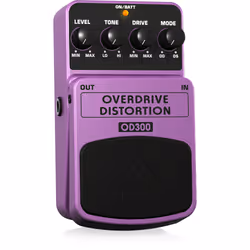 Behringer OD300 pédale d'effets Violet, Noir