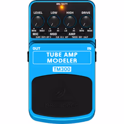 Behringer TM300 pédale d'effets Noir, Bleu