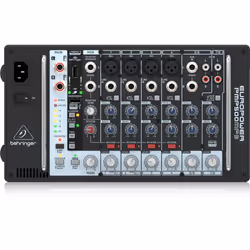 Behringer PMP500MP3, 8 canaux, Noir