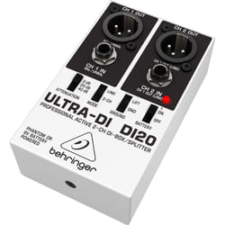 Behringer DI20 convertisseur audio Noir, Blanc