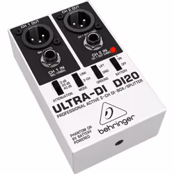 Behringer DI20 convertisseur audio Noir, Blanc - Vue supplémentaire 4