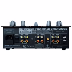 Behringer VMX100USB table de mixage audio 2 canaux Noir