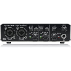 Behringer UMC202HD Enregistrement d'interfaces audio