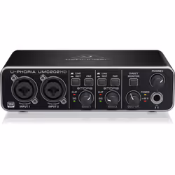 Behringer UMC202HD Enregistrement d'interfaces audio