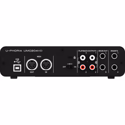 Behringer UMC204HD équipement de musique supplémentaire