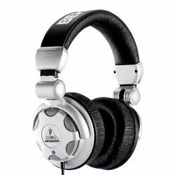 Behringer HPX2000, Avec fil, 20 - 20000 Hz, Musique, 350 g, Écouteurs, Noir, Argent
