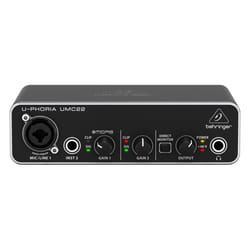 Behringer UMC22 équipement de musique supplémentaire Concert/studio Préamplificateur