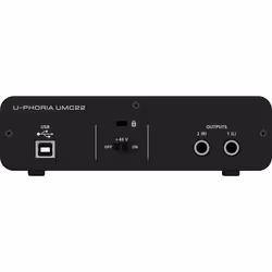 Behringer UMC22 équipement de musique supplémentaire Concert/studio Préamplificateur