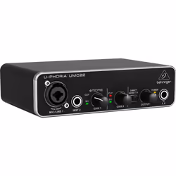 Behringer UMC22 équipement de musique supplémentaire Concert/studio Préamplificateur - Vue supplémentaire 4