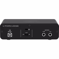 Behringer UMC22 équipement de musique supplémentaire Concert/studio Préamplificateur - Vue supplémentaire 6
