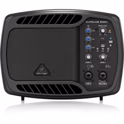 Behringer B105D, Plage complète, Avec fil &sans fil, 50 W, Noir