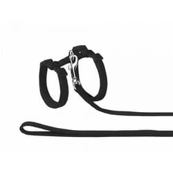 Nobby 72218-05 harnais pour chiens et chats Noir Nylon Chat Laisse
