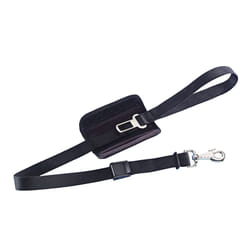 Nobby 78565 laisse pour chiens et chats 1 m Noir Chien Laisse de sécurité pour ceinture de sécurité