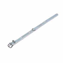 Nobby Crystal, Chien, Collier standard, Bleu clair, Blanc, Simili-cuir, Monochromatique, XS-S