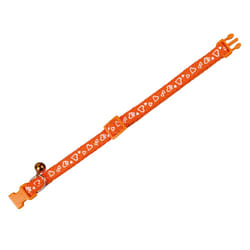 Nobby 78066-04 Orange Nylon Chat Collier standard