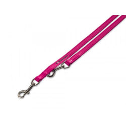 Nobby Crystal 2 m Fuchsia Cuir Chien Laisse éducative