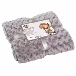 Nobby 70981-17, Chat (animal) / Chien, Toison, Polyester, Gris, Monochromatique, Lavage à la main, 40 °C