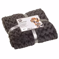 Nobby 70981-01 plaid pour chiens et chats Chat (animal) / Chien Toison, Polyester Gris