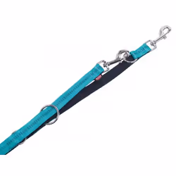 Nobby 78507-34, Chien, Laisse standard, Turquoise, Ruban, Monochromatique, Nylon