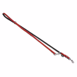 Nobby 78149-01, Chien, Laisse éducative, Rouge, Ruban, Monochromatique, Cuir