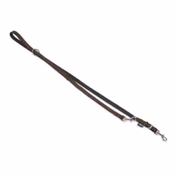 Nobby 78148-03, Chien, Laisse éducative, Marron, Ruban, Monochromatique, Cuir
